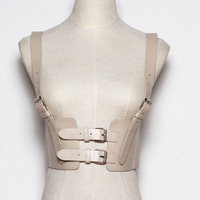 Ceinture de harnais Mode PU Strap Ceinture réglable pour femme Ceinture de taille