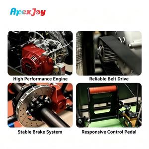 ApexJoy RACE GT <span class=keywords><strong>PRO</strong></span> A3 - Go-Kart de Carreras a Gasolina de 200cc y 6.5HP, 68km/h, Chasis 30CrMo, Freno de Disco de 17mm, Triple Protección, Precio Mayorista B2B - Product Image 3