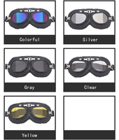 Lunettes de protection transparentes Anlorr pour sports de plein air, moto, masque de protection avec lentille PC miroir, Gafas De Sol