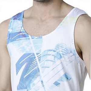 Vente en gros de débardeurs de sport personnalisés pour hommes, chemises sans manches athlétiques, gilets de fitness, fabrication OEM ODM, fournisseur de marques privées - Product Image 4