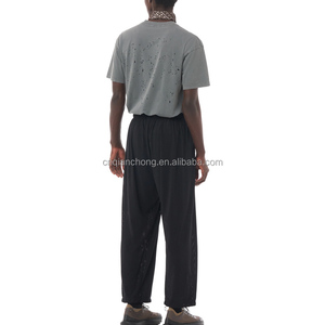 <span class=keywords><strong>Pantaloni</strong></span> da Corsa Traforati da <span class=keywords><strong>Uomo</strong></span> in Poliestere con Elastico in Vita, Coulisse e Clip a Moschettone, Asciugatura Rapida, per Attività all'Aperto, OEM - Product Image 6