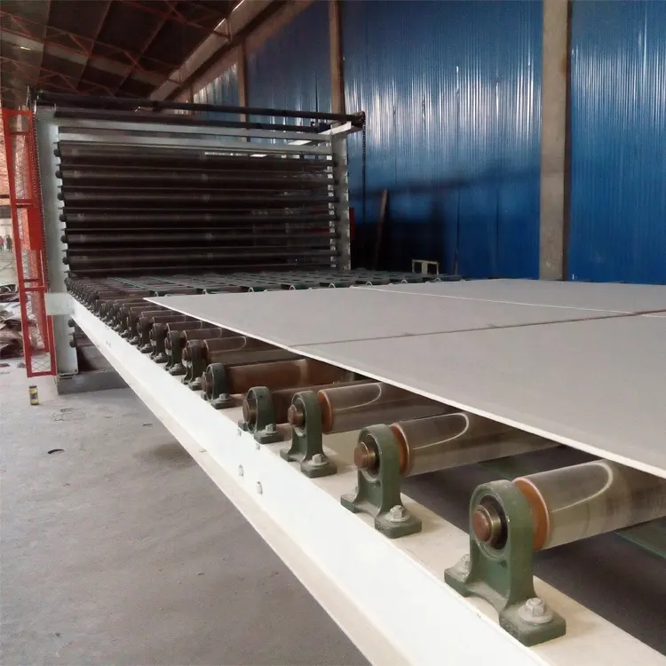 Gypsum board production line with 10 sqm one year