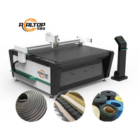 Realtop 2516 1825 couteau oscillant baiser couteau automatique CNC acrylique KT conseil pvc conseil matériel dur machine de découpe