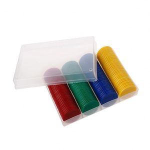 Juego de Fichas de Póker de Plástico Ecológico Personalizadas de Alta Calidad sin Valor Nominal para Casino y Juegos de Mesa - Product Image 4