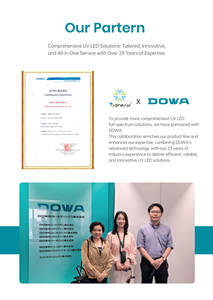 หลอดไฟ LED UVA <span class=keywords><strong>DOWA</strong></span> 340nm 35 องศา กำลังไฟปานกลาง แบบปิดผนึก SMD ปรับความสว่างได้ สำหรับการบ่มวัสดุ - Product Image 5