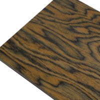 MuMu Design Popular Black Tree Pattern Placages décoratifs en bois pour dessus de table à manger ou meubles d'hôtel Placage en bois de qualité supérieure