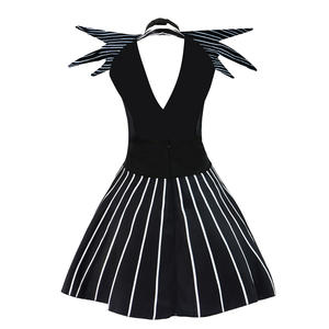 Disfraz <span class=keywords><strong>de</strong></span> Cosplay <span class=keywords><strong>de</strong></span> Anime <span class=keywords><strong>Jack</strong></span> Skellington, traje <span class=keywords><strong>de</strong></span> noche <span class=keywords><strong>de</strong></span> Navidad, vestido <span class=keywords><strong>de</strong></span> rayas negras para mujer, ropa <span class=keywords><strong>de</strong></span> demonio elegante para fiesta <span class=keywords><strong>de</strong></span> Halloween - Product Image 2