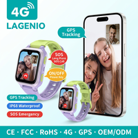 Montre connectée pour enfants LAGENIO, fournie directement par le fabricant, 4G LTE AI, carte SIM, GPS, LBS, WIFI, tracker, SOS, podomètre