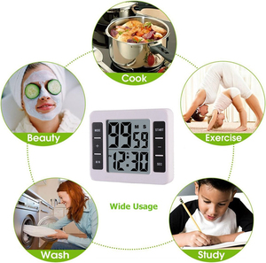 Kỹ Thuật Số Từ Nhà Bếp Hẹn Giờ Với Đếm Ngược Nấu Ăn Lớn Đồng Hồ Báo Thức Pin Powered Công Cụ Nhà Bếp Cho Nghiên Cứu Lớp Học Giáo Viên - Product Image 4