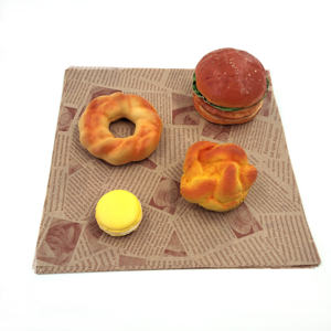 Custom Logo <b>Wax</b> <b>Paper</b> Greaseproof for Sandwich Food and Bread for Catering and Pizzas - Product Image 1