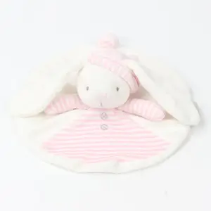 2022 Newest Newborn Baby Animal Bunny Shape Eco-friendly Material Muslin Baby Comforter Blanket Baby Blanket