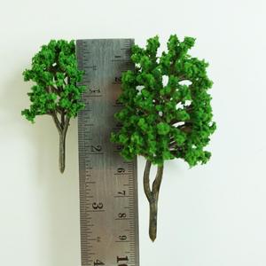 In miniatura 18x alberi di plastica per il Layout del treno scenario di edifici modello in legno e set di decorazione della ferrovia - Product Image 5