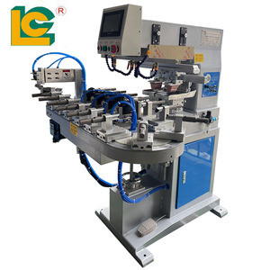 2 màu sắc tampo <span class=keywords><strong>Pad</strong></span> máy in Silicone kín mực cup <span class=keywords><strong>Pad</strong></span> máy in với băng tải cho ống cup - Product Image 1