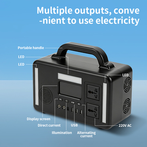 Station d'alimentation portable 300W 192Wh 384Wh pour stockage d'énergie mobile, alimentation de secours solaire pour la maison - Product Image 2