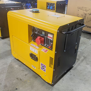 Generador Diésel Ultrasilencioso de 5kW con Arranque Eléctrico, Tipo Móvil, 220V/380V, Generador de Respaldo para el Hogar, Fuente de Energí<span class=keywords><strong>a</strong></span> de Emergencia - Product Image 4