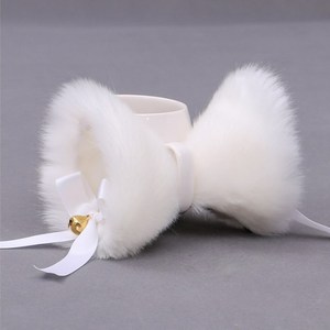 Peluche lindo Lolita tocado pinza de pelo orejas de gato con campana arco dulce niñas Cosplay Clips laterales <span class=keywords><strong>horquillas</strong></span> de zorro - Product Image 2