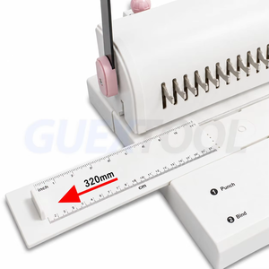 Double Coil <b>Binding</b> <b>Machine</b> 12 Hole Punch Perforator Office document <b>Binding</b> Equipment Metal <b>Binding</b> Folder for Create Hand Book - Product Image 6