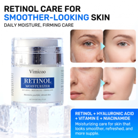 Crème pour le visage au rétinol en marque privée, vitamine E, anti-rides, boost de collagène, hydratante, pour tous types de peaux, produit cosmétique, crème pour le visage