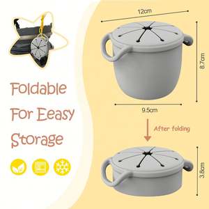 Silicone Snack <b>Cups</b> for Toddlers - Product Image 2