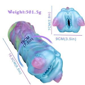 GEEBA fantasia coniglio animale masturbatore morbido Silicone maschile masturbazione realistico Vagina prostata massaggiatore giocattoli sessuali per gli uomini - Product Image 2