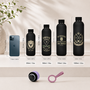 Custom Retro <b>Golf</b> Print Stainless Steel Vacuum Insulated <b>Water</b> <b>Bottle</b> Carry Rope Reusable Eco-Friendly Business Gift for Outdoor - Product Image 6