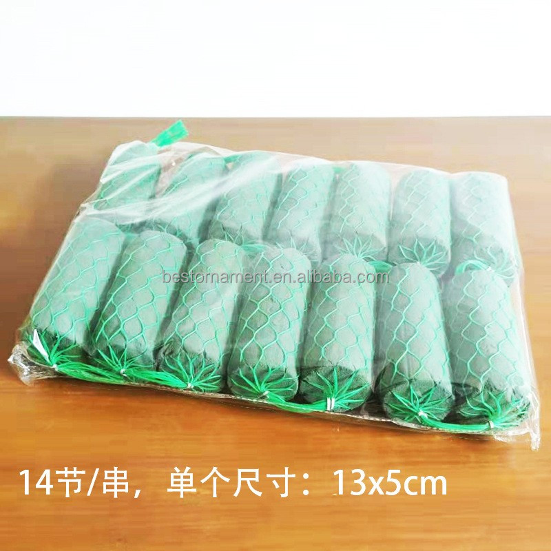 6 Blocchi Di Schiuma Floreale Verde 14x7,9x4,3 Cm - Per Fiori Freschi E Secchi, Composizioni Fai Da Te