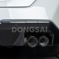 Difusor Trasero de 3 Piezas para BMW M5 G90 G99 2025+, Reemplazo con Cubierta para Gancho de Remolque, Fibra de Carbono Preimpregnada en Autoclave, Molde Metálico