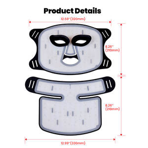 IDEATHERAPY masker kecantikan Led, lampu Led terapi kelas medis inframerah cahaya merah masker wajah terapi - Product Image 4