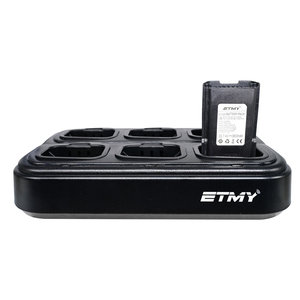 เครื่องชาร์จแบบ 6 ช่อง สำหรับหลายเครื่อง สามารถปรับแต่งได้สำหรับวิทยุยี่ห้อ ETMY MOTOROLA, KIRISUN, HYTERA, ICOM, Yaesu, kenwood - Product Image 4
