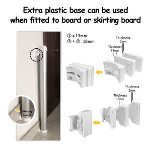 Barrière de sécurité rétractable pour escalier PRODIGY SG009, porte de protection pour bébé - Product Image 2