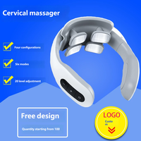 Elektrischer Puls-Schmerzlinderungs-Massagegerät mit Tiefenwärme für Nacken und Schultern, Tragbarer Intelligenter Beheizter Nacken-Schulter-Massager