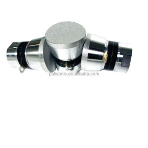 Yarı dairesel titreşim yüzeyi ultrasonik dönüştürücü 40KHz boru temizleyici vibratör Hollow tüp ultrasonik yıkama dönüştürücü - Product Image 6