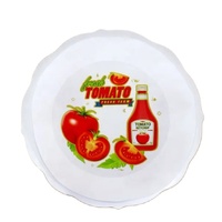 Étiquette moulée résistante aux produits chimiques pour assiette