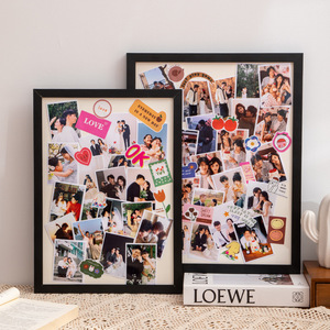 DIY photo <b>frame</b>, <b>wall</b>-hanging, for couples, Teacher's Day gift, lover's photo, handmade puzzle, commemorative table-top - Product Image 2