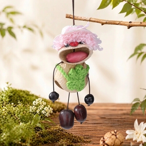 Decoración Colgante de Muñeca de Dibujos Animados con Cáscara de Fruta Natural Creativa al por Mayor para Niños - Product Image 6