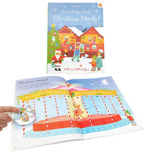 <span class=keywords><strong>Libro</strong></span> de pegatinas personalizado de fábrica para niños, <span class=keywords><strong>libro</strong></span> de pintura de pegatinas, juguetes de aprendizaje para bebés, regalos de Navidad, <span class=keywords><strong>libro</strong></span> de pegatinas para niños - Product Image 1