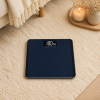 Analyseur de composition corporelle intelligent, précision 50g, capacité 180kg/400lb, avec application Bluetooth pour la maison et la salle de sport, certifié CE UKCA, vente en gros