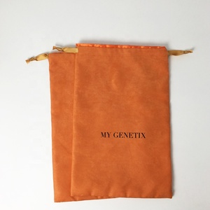 लक्जरी साबर drawstring हार पाउच धूल बैग स्वनिर्धारित लोगो - Product Image 5