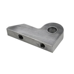 Tùy chỉnh thép không gỉ CNC gia công gắn tấm điều chỉnh hình chữ L Threaded Stopper khối - Product Image 4
