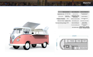 Carrito de Comida Móvil Eléctrico de Cuatro Ruedas, Remolque Multifuncional para Venta de Té con Leche y Café en Eventos Turísticos - Product Image 2