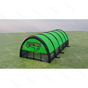 خيمة قابلة للنفخ مخصصة ومتينة لملاعب كرة الطلاء للاستخدام الخارجي والداخلي، نفق رياضي للإيجار - Product Image 3