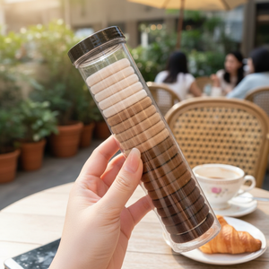 Tending moda elegante e carino da donna con coda di cavallo stampata in acrilico porta vendita calda all'ingrosso cravatte per capelli - Product Image 3