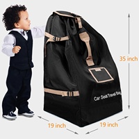 Usine Style personnalisé pliable réglable durable portail compatible porte-bébé sac à dos siège de voiture sac de voyage pour avion