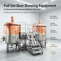 Équipement de brassage de bière, cuve de fermentation sous pression 500L-1000L, matériau SUS316, contrôle automatique PLC, usine de brasserie