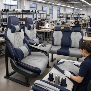 Fundas <span class=keywords><strong>de</strong></span> Asiento <span class=keywords><strong>de</strong></span> Coche Estilo Deportivo para BYD Song Plus DM-i Honor Edition EV, Soporte Lumbar y Reposacabezas, Ajuste Personalizado, Venta al Por Mayor - Product Image 5