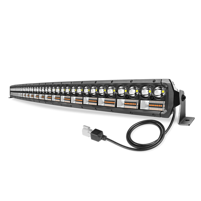 54inch off Road Led Light bar Bajaa Amber White Truck Led Light bar Waterproof Offroad Led Light bar Accessories for Vehicles