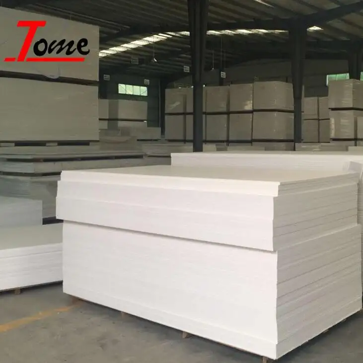 Factory direct supply boat white free-foaming 1220*2440mm veka sheet jual for art 20 30 mm 40mm pvc foam board