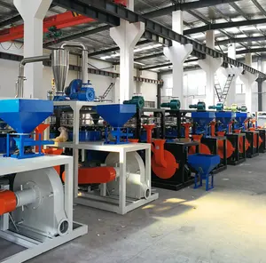 Otomatik PE LDPE LLDPE PVC PET yüksek hızlı plastik pulverizer makinesi/pulverizer mill/plastik pulverizer