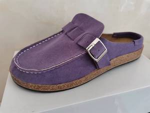 Pantuflas Acolchadas para Mujer, Sandalias Planas Casuales Clásicas Vintage de Moda para Chicas, Zapatos Tipo Mules de Lona para Uso en Interiores y Exteriores - Product Image 4