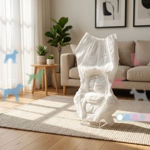 Couches jetables pour chiens à séchage rapide et ajustement confortable, matériau super absorbant, pour l'apprentissage de la propreté, usage quotidien et en voyage - Product Image 3